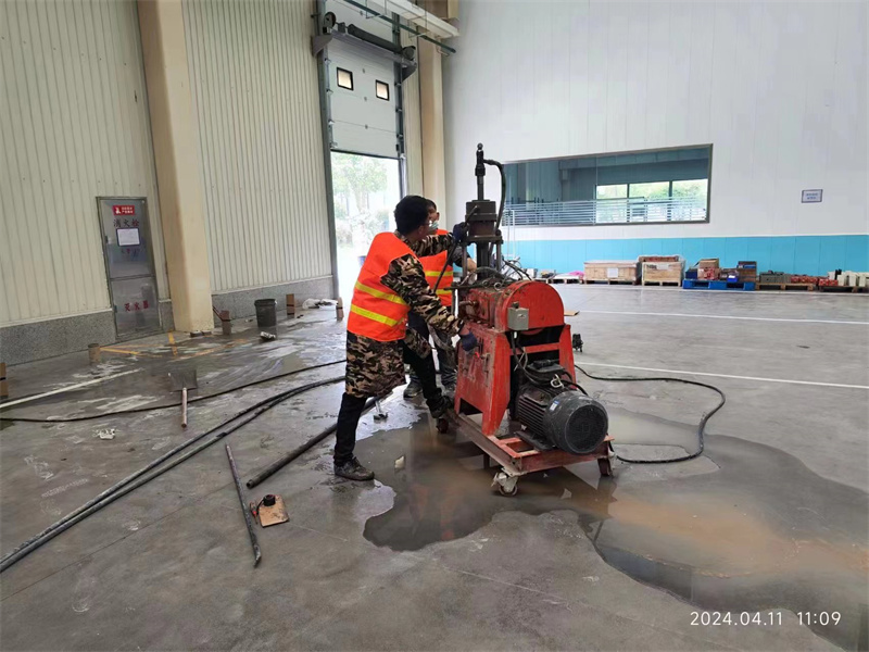 平武厂房地面下沉塌陷注浆加固施工